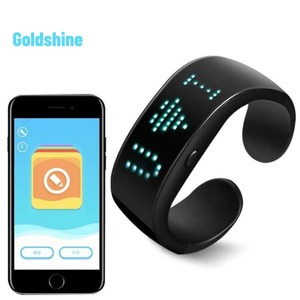 Rave Party Festival Concert <span class=keywords><strong>Magic</strong></span> LED Wristband 9 Patterns Glowing Scrolling LED Display <span class=keywords><strong>Bracelet</strong></span> pour Concerts et Promotions - Product Image 5