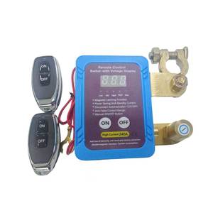 Clipol 240A Pin ngắt kết nối chuyển đổi isolator tiết kiệm điện pin ngắt kết nối cắt chuyển latching Relay 12V từ xa - Product Image 1