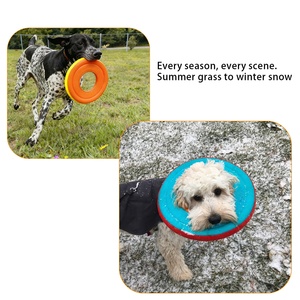 Produttore all'ingrosso cane interattivo all'aperto disco volante morso giocattoli per animali domestici durevole masticare animali domestici gioco di addestramento per animali domestici giocattolo per cani - Product Image 5