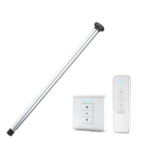 <b>Smart</b> Tubular Motor 15mm RF433 <b>Remote</b> <b>Control</b> For Roller Shutter Silent Operation USB Rechargeable - Product Image 1