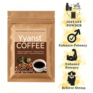 Bebida de Café Instantáneo de Alto Rendimiento, 10 Sobres de 100g, Bebida Natural para el Apoyo Diario de Vitalidad y Resistencia - Product Image 3