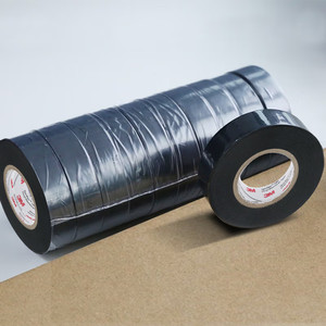 3M Temflex 1500 Antiflaming <strong>Red</strong> PVC Self-Adhesive Vinyl Electrical <strong>Tape</strong> Water Activated Rubber Single <strong>for</strong> Carton Sealing - Product Image 4