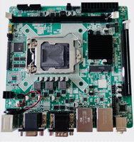 LGA 1150 B85 Motherboard DDR3L 8GB Ram 2LAN 6Com LVDS Intel 4th i3 i5 i7 Celeron/Pentium Industrial PC Mini ITX Mainboard