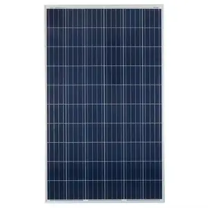 高效低价刚性250W 260W 270W 24v太阳能模块多晶电池玻璃并网太阳能电池板