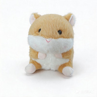 En gros, Poupée en peluche Hamster Ball Fat, Breloques de sac à dos mignonnes, Pendentifs, Jouets pour enfants, Porte-clés en peluche de dessin animé, Cadeau d'anniversaire
