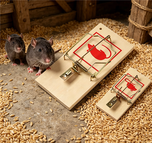 High Strength Wooden Rat Snap Trap Quick Kill <b>Mouse</b> Trap for Household and Garden Pest Control - Product Image 2