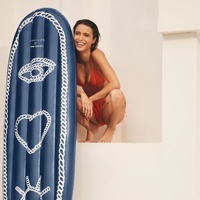 LYM FM-520S EN71 PVC 0.3mm Planche trapézoïdale gonflable pour piscine et plage, matelas pneumatique durable, couleur et taille personnalisables, conforme aux normes