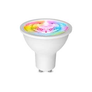 Sensor ZigBee 3.0 RGB+CW TUYA Smart Life LED GU10 AC 90-250V 50/60HZ 5W 50X55mm IP20 SHZ61005 de Aluminio para Uso en Oficina, ROHS - Product Image 1