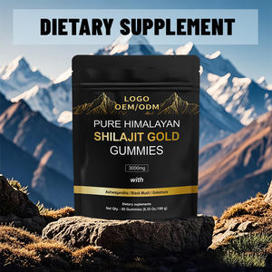 Gomitas de Shilajit y Ashwagandha OEM, Suplemento para el Rendimiento y la Recuperación, Sin Gluten, Vegano, Uso para Adultos - Product Image 6