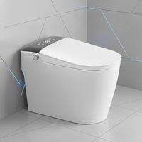 WC intelligent robuste, design robuste, WC intelligent à poser au sol pour bâtiments publics et commerciaux