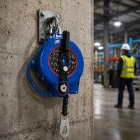 Dispositif anti-chute manuel à manivelle SRL, câble en acier rétractable de 20 m pour l'entrée dans les regards et les opérations de sauvetage