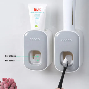 Yuyang Home Baño Montaje en pared Negro Gris Niños <span class=keywords><strong>Ecoco</strong></span> Dispensador automático de pasta de dientes - Product Image 4