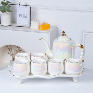 Newlyweds' home cup <b>set</b>: Ceramic <b>tea</b> <b>sets</b>, water <b>sets</b>, simple and creative cold water kettles, water cups, teapots and <b>tea</b> cups - Product Image 6