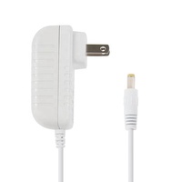 Cargador de Pared con Enchufe ABS de 12V 2A, Adaptador de Corriente Alterna/Corriente Continua de 24W con Enchufe para UE, Reino Unido, EE. UU. y Australia, Color Blanco para Equipos de Audio