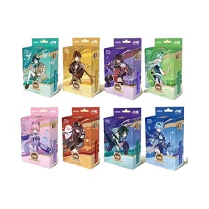 24 Boîtes Mihoyo <span class=keywords><strong>Anime</strong></span> Genshin Impact Card Genius Invokation TCG <span class=keywords><strong>Cosplay</strong></span> Cadeau Boîte Mystère <span class=keywords><strong>Magasin</strong></span> d'<span class=keywords><strong>Anime</strong></span> Diffusion en Direct Vente en Gros - Product Image 1