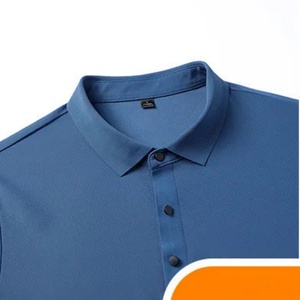 Chemise de golf respirante à boutons pour hommes, grande taille, coupe ajustée, décontractée, manches courtes, polo - Product Image 3