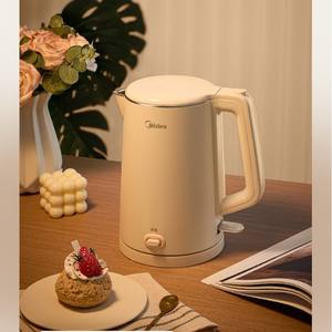 กาต้มน้ำไฟฟ้า Midea 1.7 ลิตร ปิดอัตโนมัติ รักษาความร้อน ฐานหมุนได้ 360 องศา หม้อต้มน้ำสำหรับใช้ในบ้าน - Product Image 1