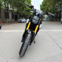 Moto électrique personnalisable directement de l'usine, 5000W 72V, haute vitesse 80-110km/h, scooter sportif rétro