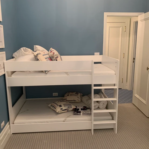 Montessori-ispirato al <span class=keywords><strong>letto</strong></span> per bambini gemelli struttura minimalista compensato <span class=keywords><strong>letto</strong></span> <span class=keywords><strong>a</strong></span> soppalco con mobili per bambini per le camere dei bambini - Product Image 5