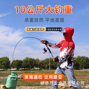 Lure Fishing Rod Carbon Fiber ML Action Spinning Handle Long Handle Chubby Lure Rod Ocean Beach Fishing Bass Target - Product Image 3