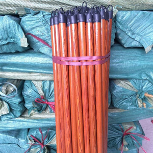 Wholesale wood broom handle plastic broom stick China wooden broom stick