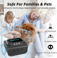 Répulsif à ultrasons pour rongeurs, à brancher, répulsif pour souris d'intérieur, fréquence ultrasonique pour souris, rongeurs, maison, sous-sol, garage, bureau