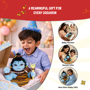 Figura de Peluche Suave de Shiva de 28 cm para Cantar Mantras, Juguete Educativo Espiritual con Sonido del Dios Hindú Devocional para Niños - Product Image 5