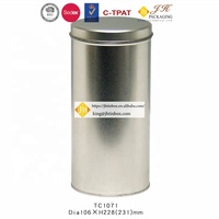 Boîte en fer blanc ronde au design moderne JH pour aliments pour bébés et sandwichs avec impression offset