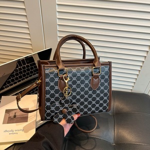 Nova Bolsa Tote Feminina de Alta Qualidade 2026, de Mão, Ombro Único, Transversal, Grande Capacidade, em PU e Poliéster Estampado - Product Image 2