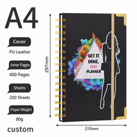 Carnet de notes personnalisable en gros, couverture rigide, plastifié, imprimé, pour voyages d'affaires, directement de l'usine