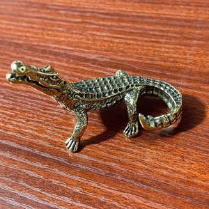 Nieuwe Dieren Retro Verkoperde Massieve Krokodil Sleutelhanger Tijger Kantoor Bureau Decoratie Leeuw Handwerk - Product Image 6