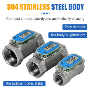 デジタル可変面積流量計 LCD ステンレス鋼 高精度 (+/-0.5%) オイル対応 水対応 FMTブランド OEM - Product Image 1