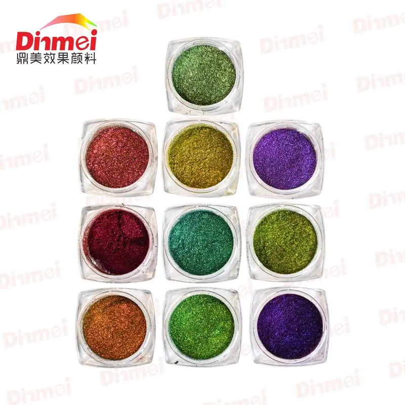 Dingmei Farbe Verschiebung Chameleon Lidschatten Pigment Kosmetische Lose Pigment Pulver