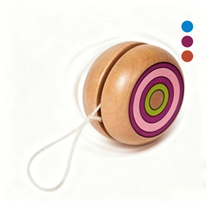 Boule Yo-Yo classique unisexe pour enfants Mini jouet puzzle en bois personnalisé avec un design animal fantaisie Yo-<span class=keywords><strong>Yos</strong></span> pour tous les âges - Product Image 1