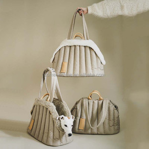 Offre Spéciale hiver chaud chat chien transporteur Pet voyage sac à bandoulière chiot sac à main Portable petit chat chien transporteur sortant Pet sac à bandoulière - Product Image 4