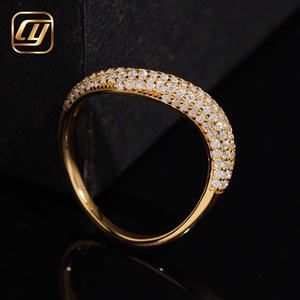 Anillo Clásico de Diamante Cultivado en Laboratorio con Certificación IGI, Plata de Ley Chapada en Oro, Corte Brillante, Anillo de Lujo para Mujer, Aniversario - Product Image 2