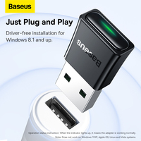 Baseus BA07 Adaptateur sans fil Blue tooth adaptateur ordinateur portable haut-parleur sans fil récepteur audio émetteur universel