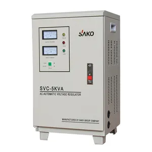 Estabilizador de voltaje de alta calidad 5KVA monofásico AC 220V regulador de voltaje AVR para electrodomésticos