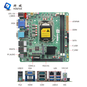 Nueva Placa Base Industrial Mini ITX para Escritorio, Compatible con Procesadores LGA1151 I3 I5 I7, DDR4 DIMM, PCIE3.0 X16, Windows 7/10, 6/485 COM - Product Image 4