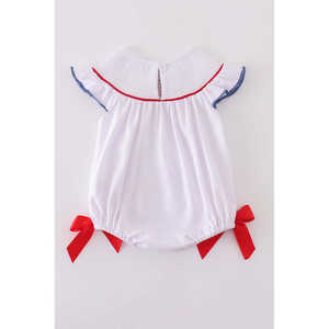 Insignias de bandera bordadas con diseño de lazo y burbuja - Product Image 2