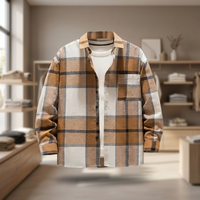 Chemise longue décontractée pour homme, nouvelle collection, sans repassage, anti-plis, respirante, coupe ajustée, en lin/coton imprimé, style automne, haute couture