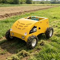 Tondeuse RC à roues 4x4 de qualité DIY, 550 mm, autopropulsée, moteur à essence monocylindre 4 temps, tout-terrain, homologuée CE EPA