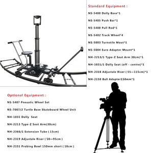 NSH Camera theo dõi Dolly phim camera DOLLY SLIDER Camera Chuyên Nghiệp video để làm phim - Product Image 2