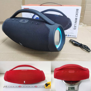 Mini haut-parleur portable BOX3 Mini LED, système audio portable extérieur avec subwoofer, lecteur <span class=keywords><strong>de</strong></span> musique sans fil, haut-parleur RGB - Product Image 3