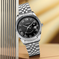 Montre de sport et de mode pour homme SINOBI S9862G, bracelet en acier inoxydable, logo personnalisé, quartz de luxe, 38 mm, vente en gros
