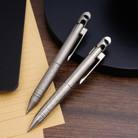 Stylo tactique en titane de qualité supérieure, brise-vitre d'urgence, stylo à signature avec clip pour EDC