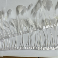 Fournisseur Fabricant Vente en Gros Plumes de Canard Teintées à Rayures avec Franges pour Décoration, Vêtements et Accessoires de Fête et de Carnaval