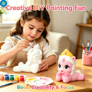 Kit <span class=keywords><strong>de</strong></span> <span class=keywords><strong>jouets</strong></span> squishy 3-en-1 à peindre soi-même, licorne en PU à remontée lente, jouet anti-stress à presser, créatif pour enfants, support <span class=keywords><strong>de</strong></span> téléphone, <span class=keywords><strong>jouets</strong></span> décoratifs - Product Image 5