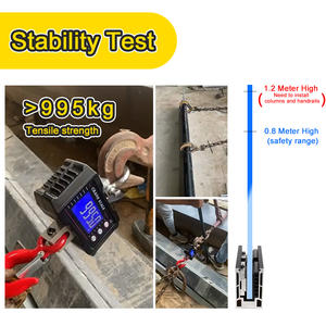 ZHONGLIAN 10-20MM Barandilla de vidrio templado Montaje en suelo Barandilla de balcón de aluminio sin marco - Product Image 4