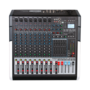 Console de mixage audio professionnelle pour DJ de scène 8/12/20 canaux, compatible Bluetooth, construction métallique, avec 24 DSP et double égaliseur à 7 segments - Product Image 2